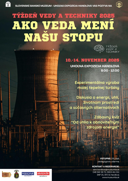 Týždeň vedy a techniky 2025 v Handlovej: Od uhlia k obnoviteľným zdrojom energie
